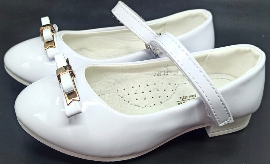 Balerinki w.skóra profilowane r29 18,7 białe P2-47 Rozmiar (new) 29