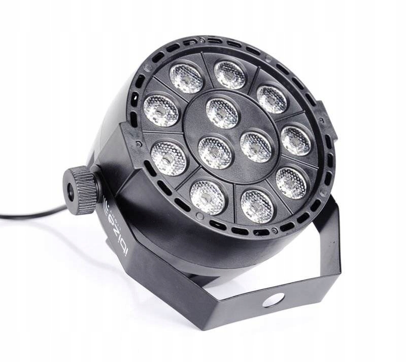 ULTRAFIOLET Reflektor LED PAR DMX 512 strobo Model PAR-MINI-UV