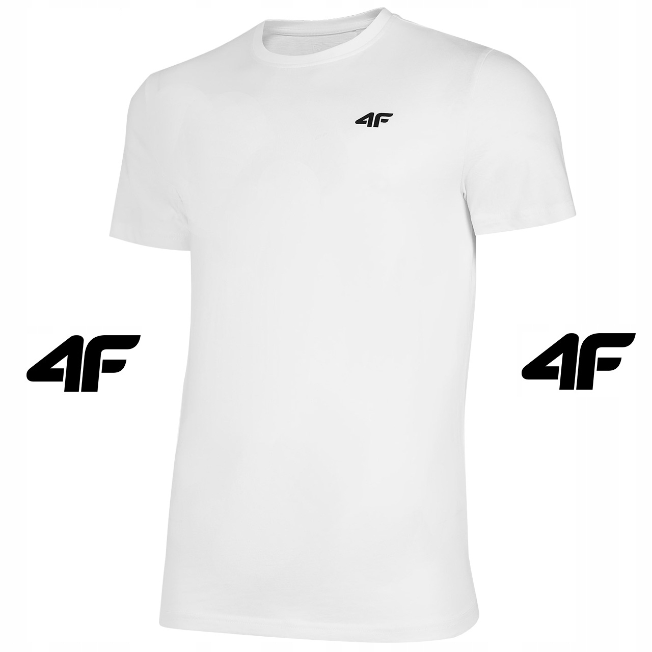 

T-Shirt 4F Koszulka Męska 100% Bawełna Biała XXL