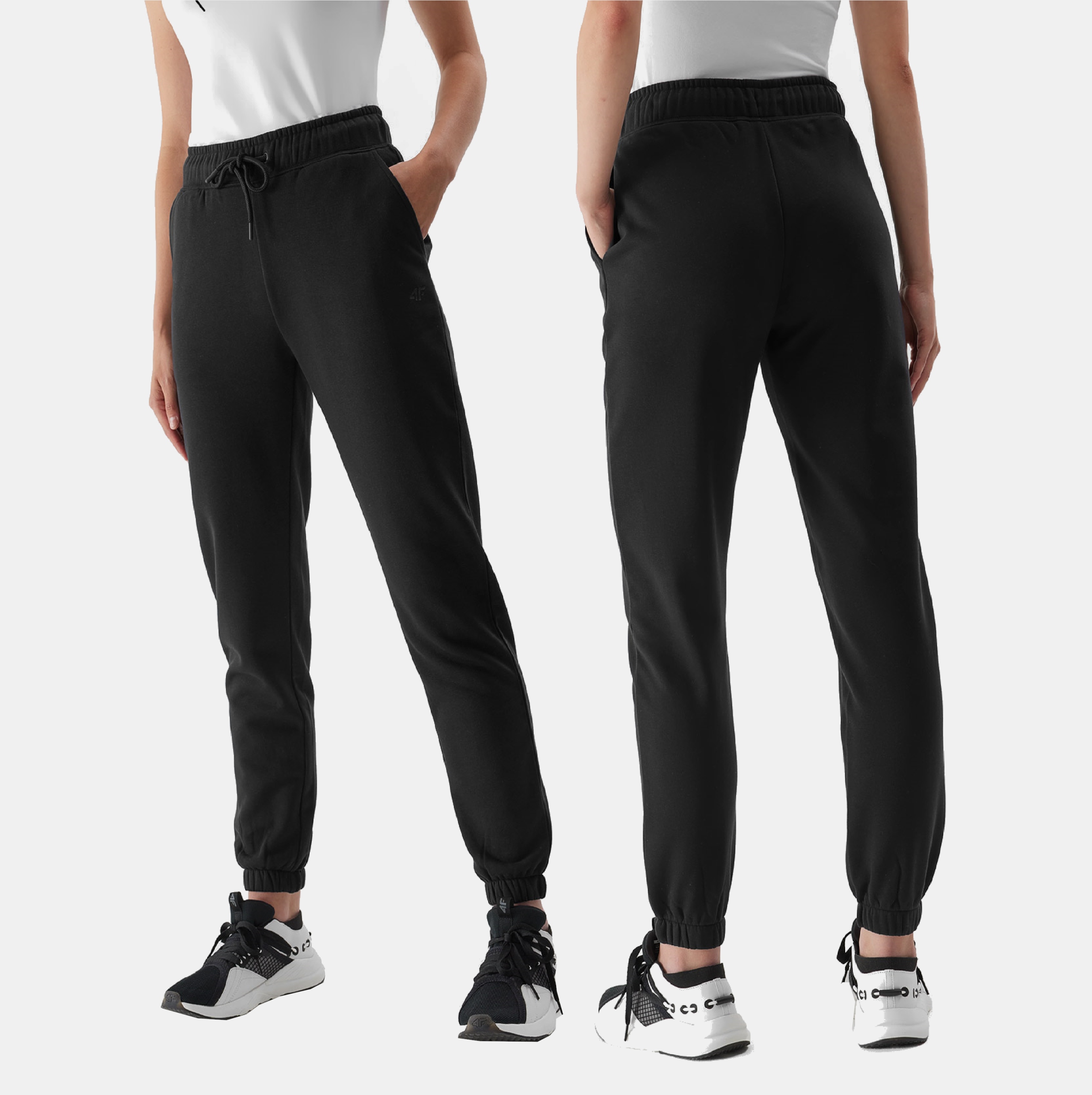 Spodnie dresowe joggery damskie