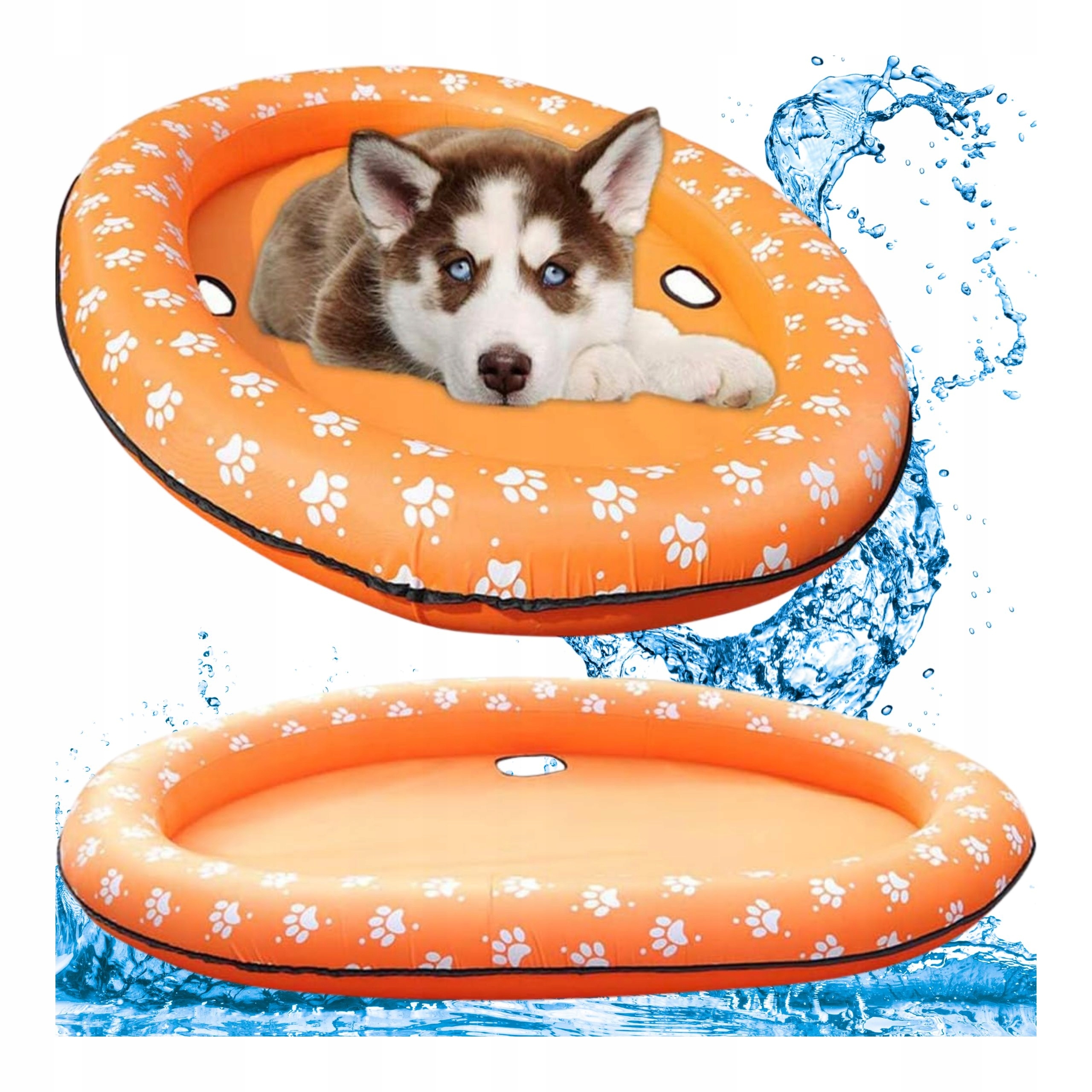 Levně Ponton pro psa plovoucí Matrace plavecká platforma na léto Velký L 140 Cm