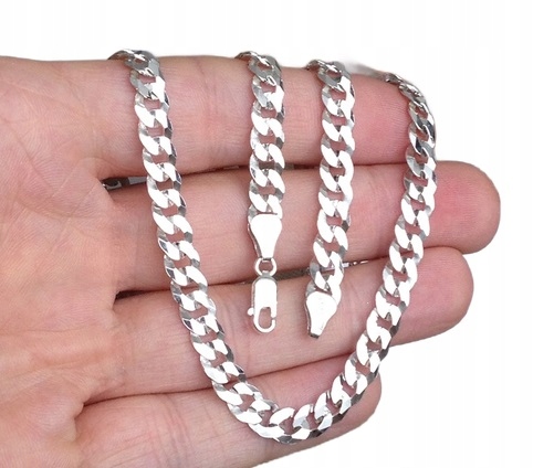 Srebrny 925 Łańcuszek Męski SZEROKI PANCERKA srebro (na PREZENT) Kod producenta Łańcuszki Srebrne Męskie Szerokie Srebro