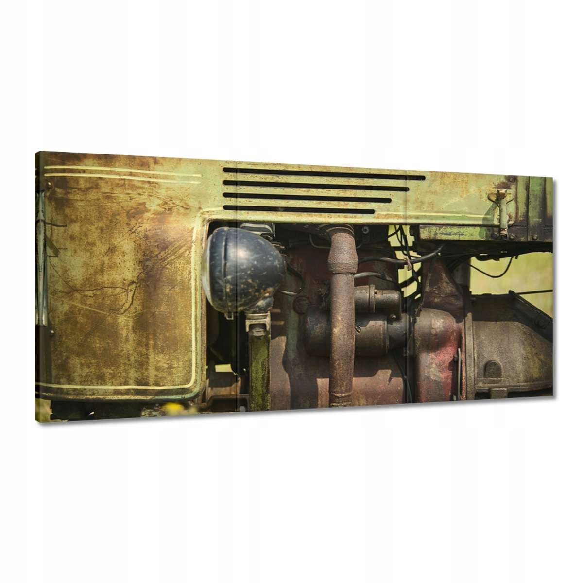 Obrazy 180x90 Historický motor traktora