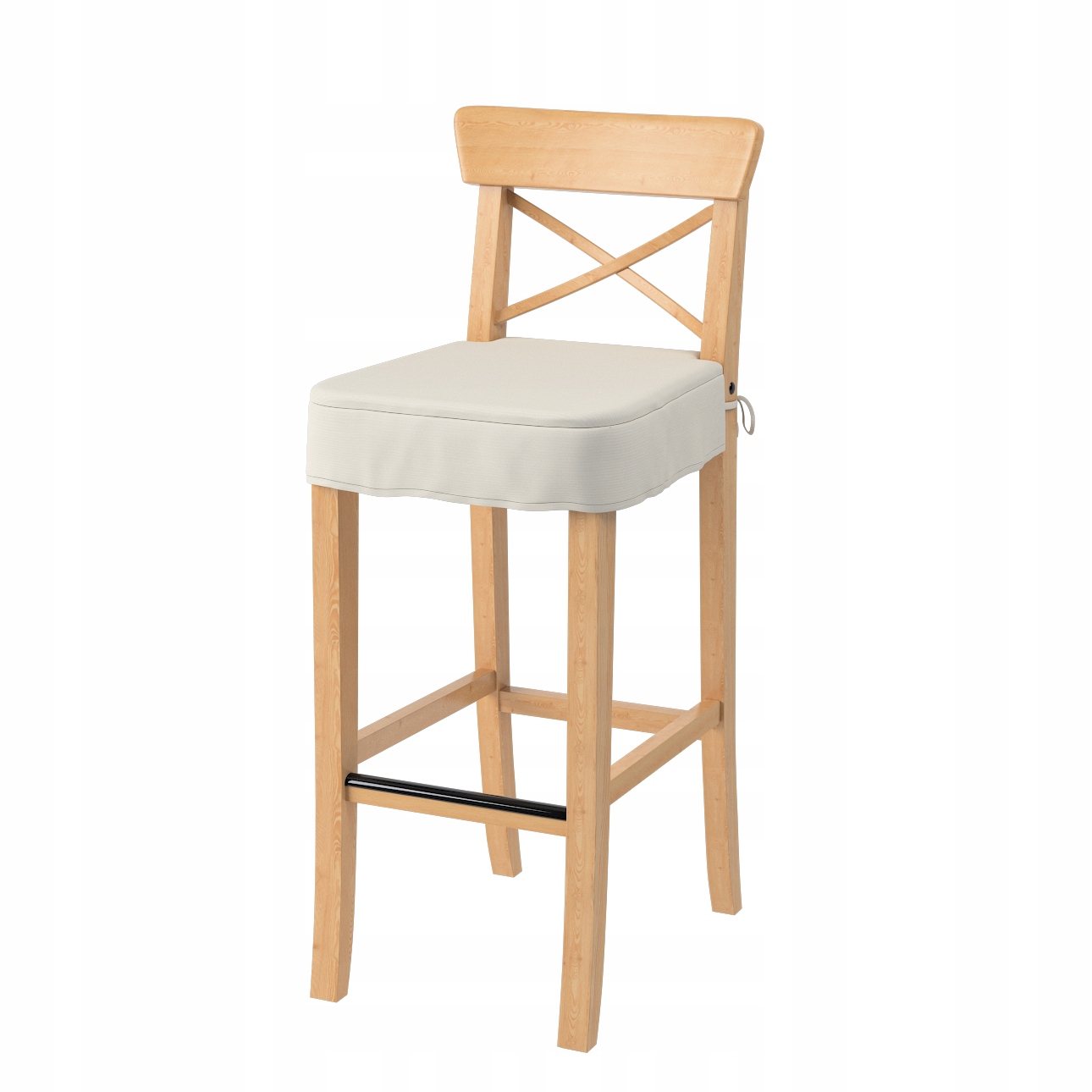 Sedák na barovou židli Ingolf Ikea černý