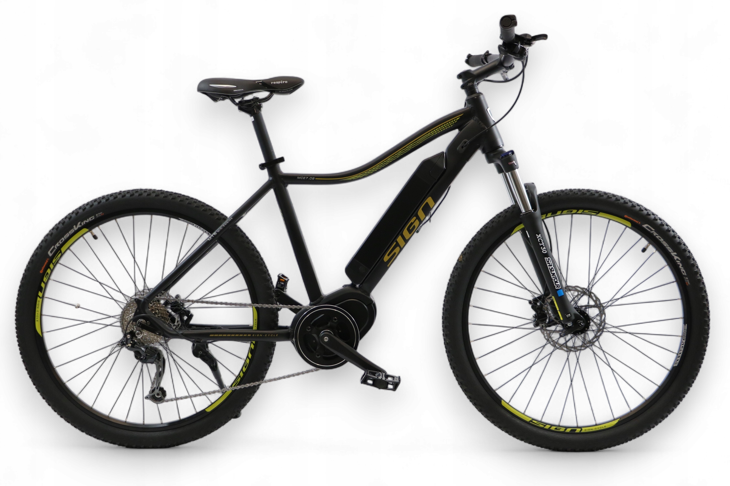 Rower Elektryczny Shiamno Bafang M400 Górski Męski Mtb 27,5" Deore