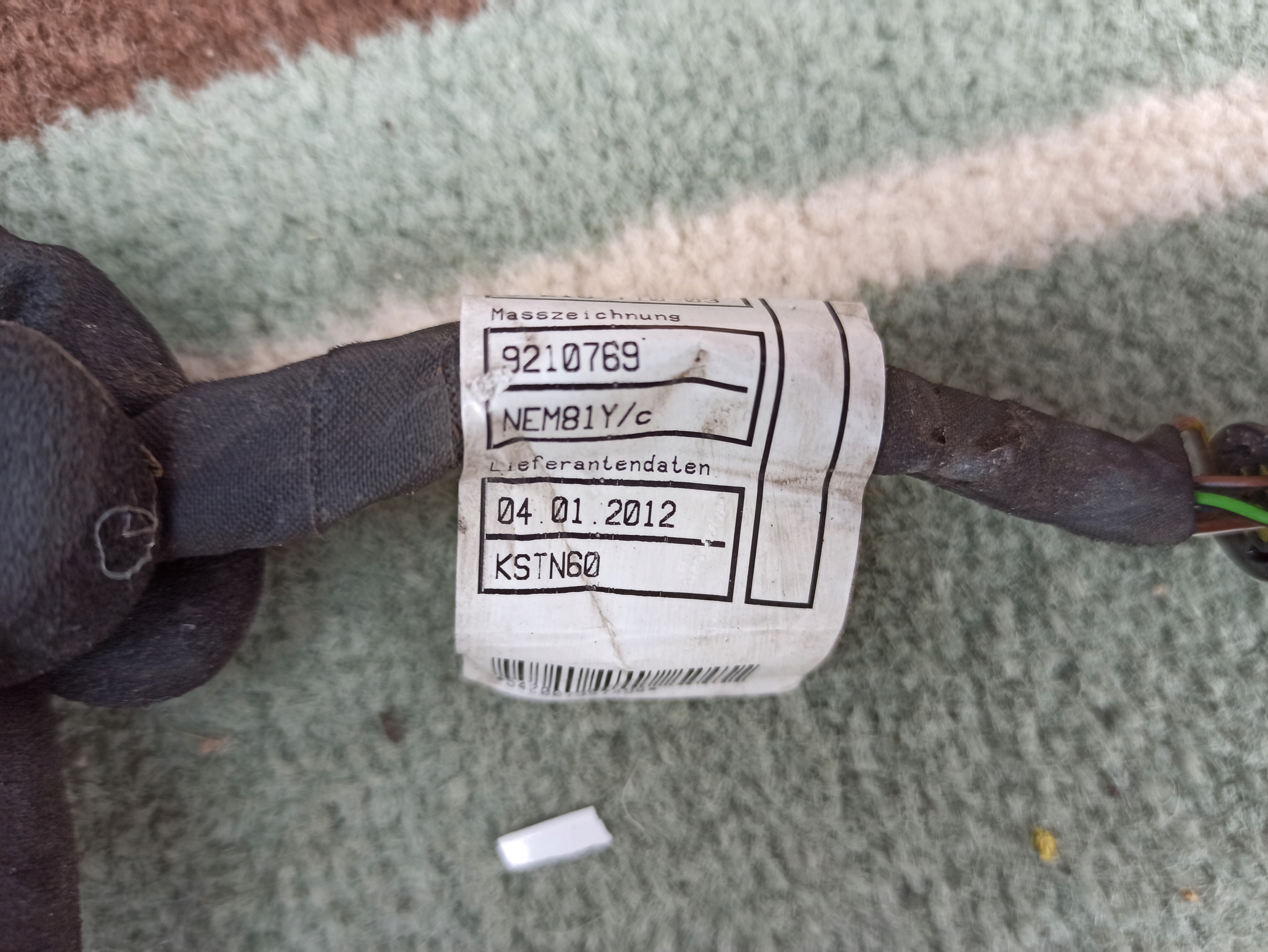 bundle of a bumper front PDC BMW 5 GT F07 m-packet