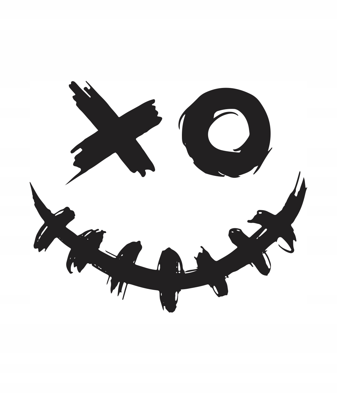 Naklejka na auto samochód| Uśmiech Joker| 15cm