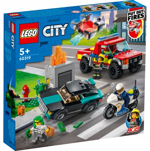 Lego 60319 City Hasičská Akce A Policejní Honička