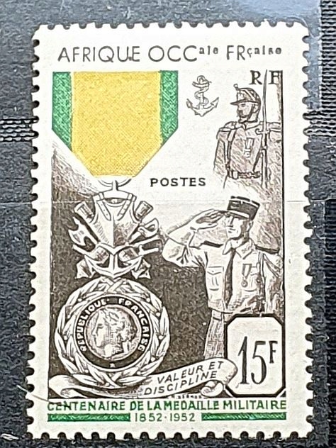 KOLONIE FRANCUSKIE AOF ** 1952 MI 62