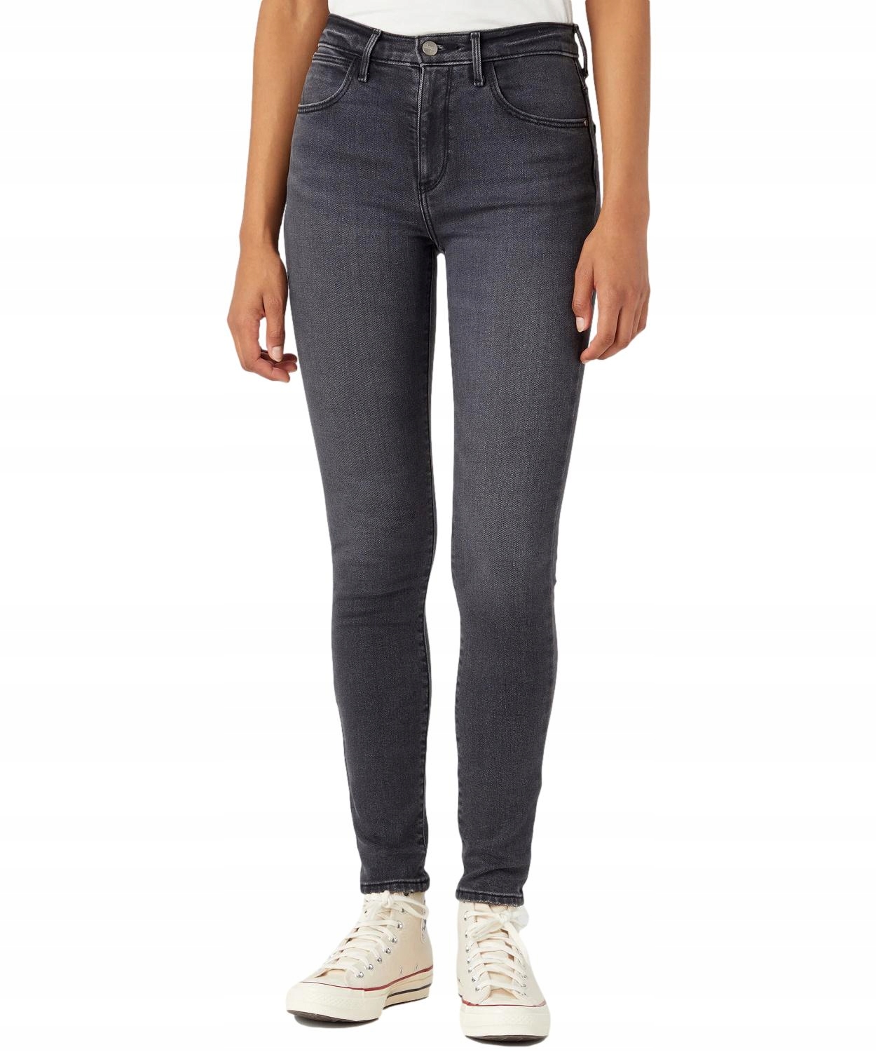 Džíny Wrangler High Rise Skinny 112345385 W27HMR496 Heart Breaker 28/30
