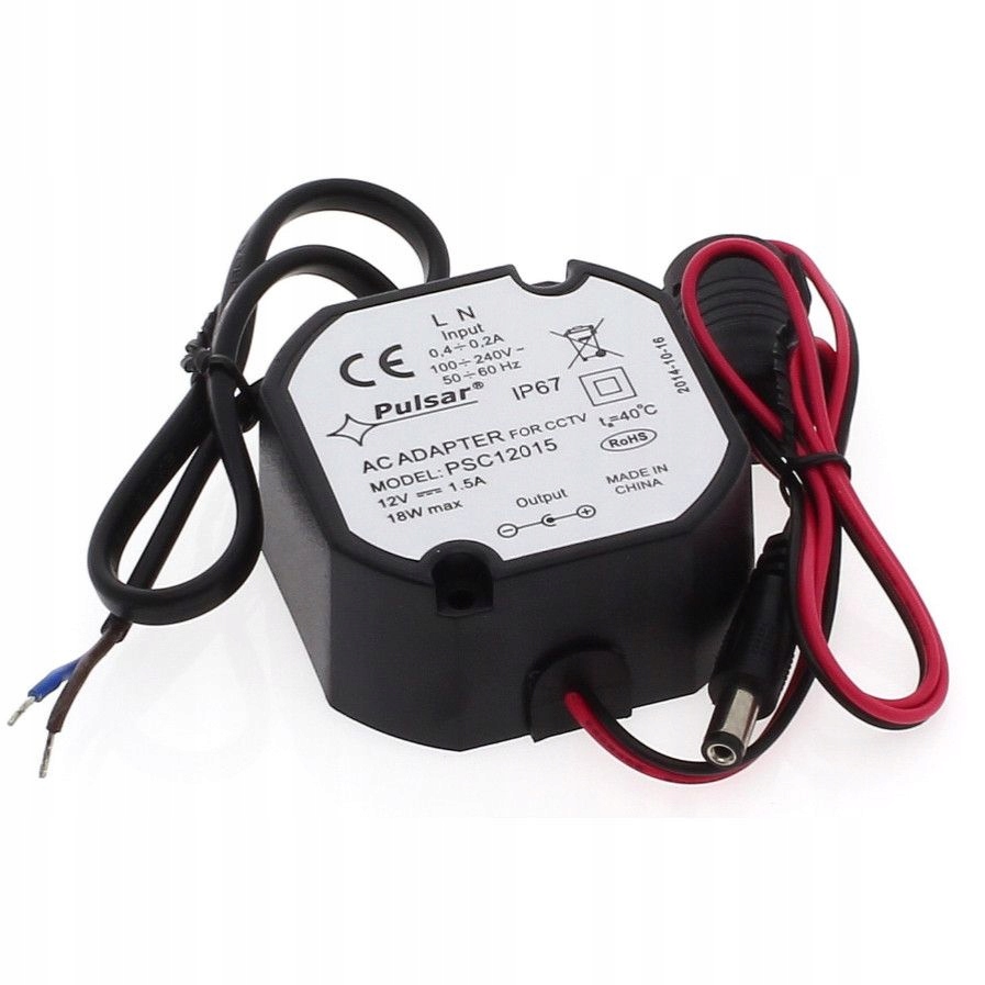 

PSC12015 Zasilacz puszkowy impuls 12V 1,5A Pulsar