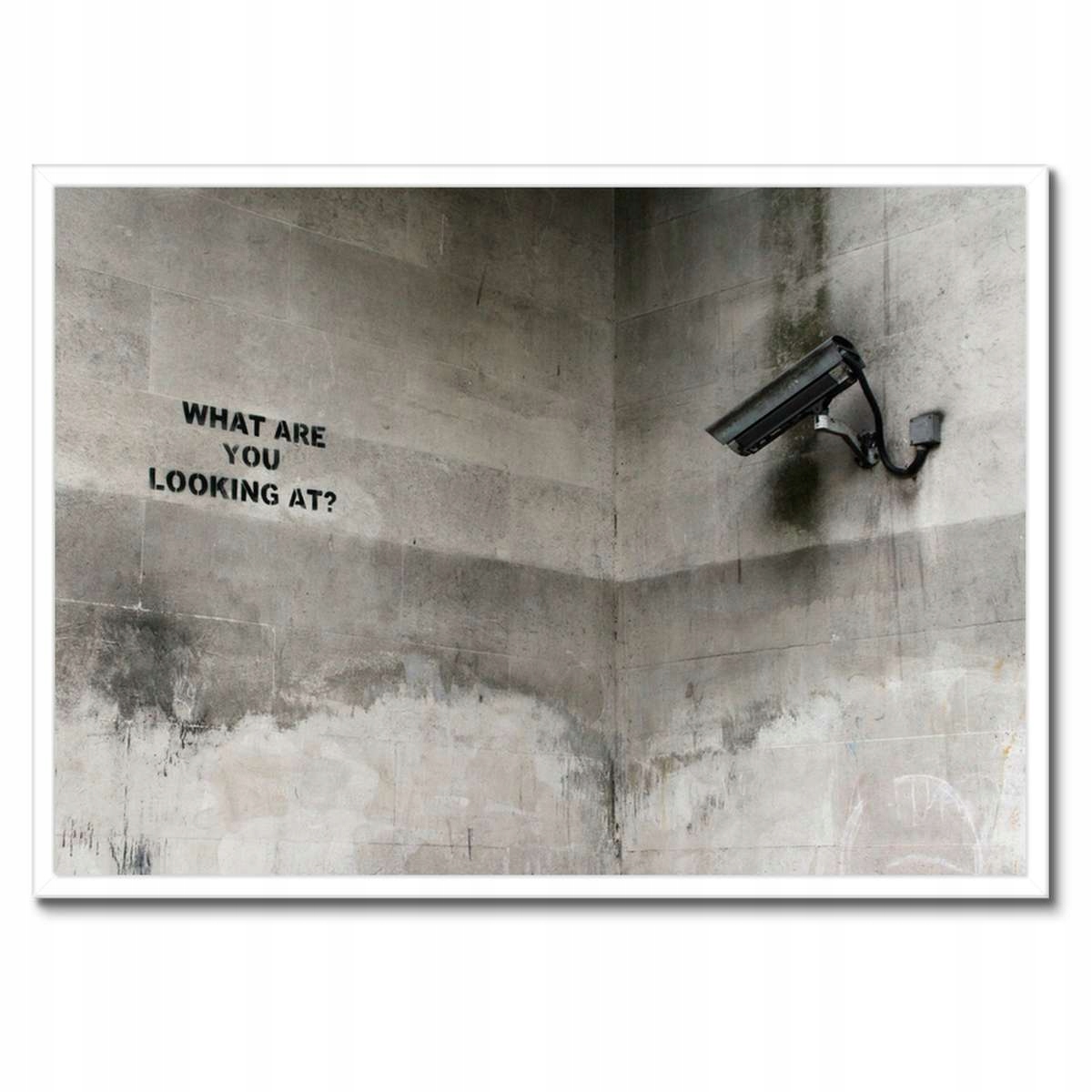 Plakáty v rámu 70x50 Banksy Kamera Graffiti