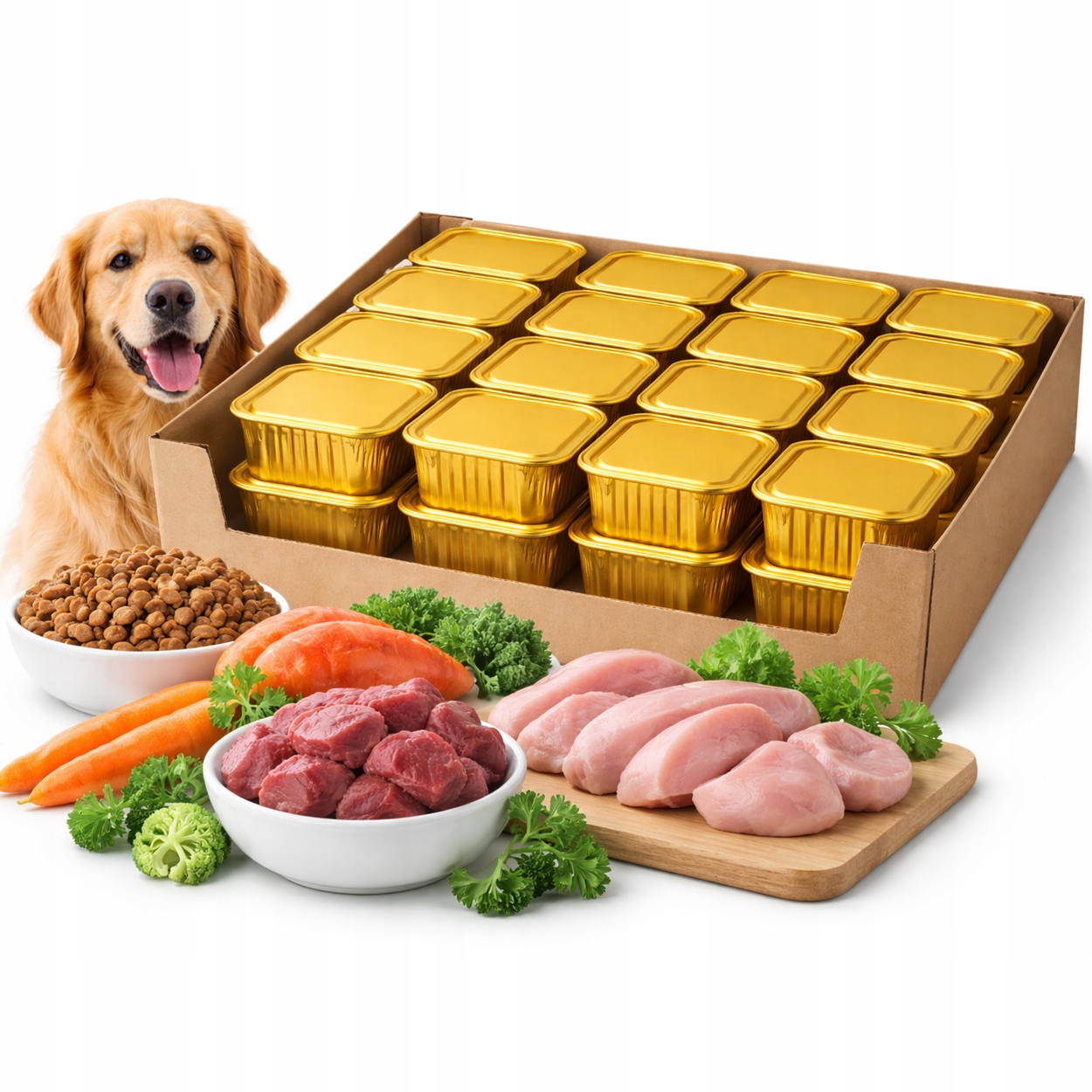 Levně Krmivo mokré pro psa tácek 150 g – MIX Chutí Překvapení, 44 ks