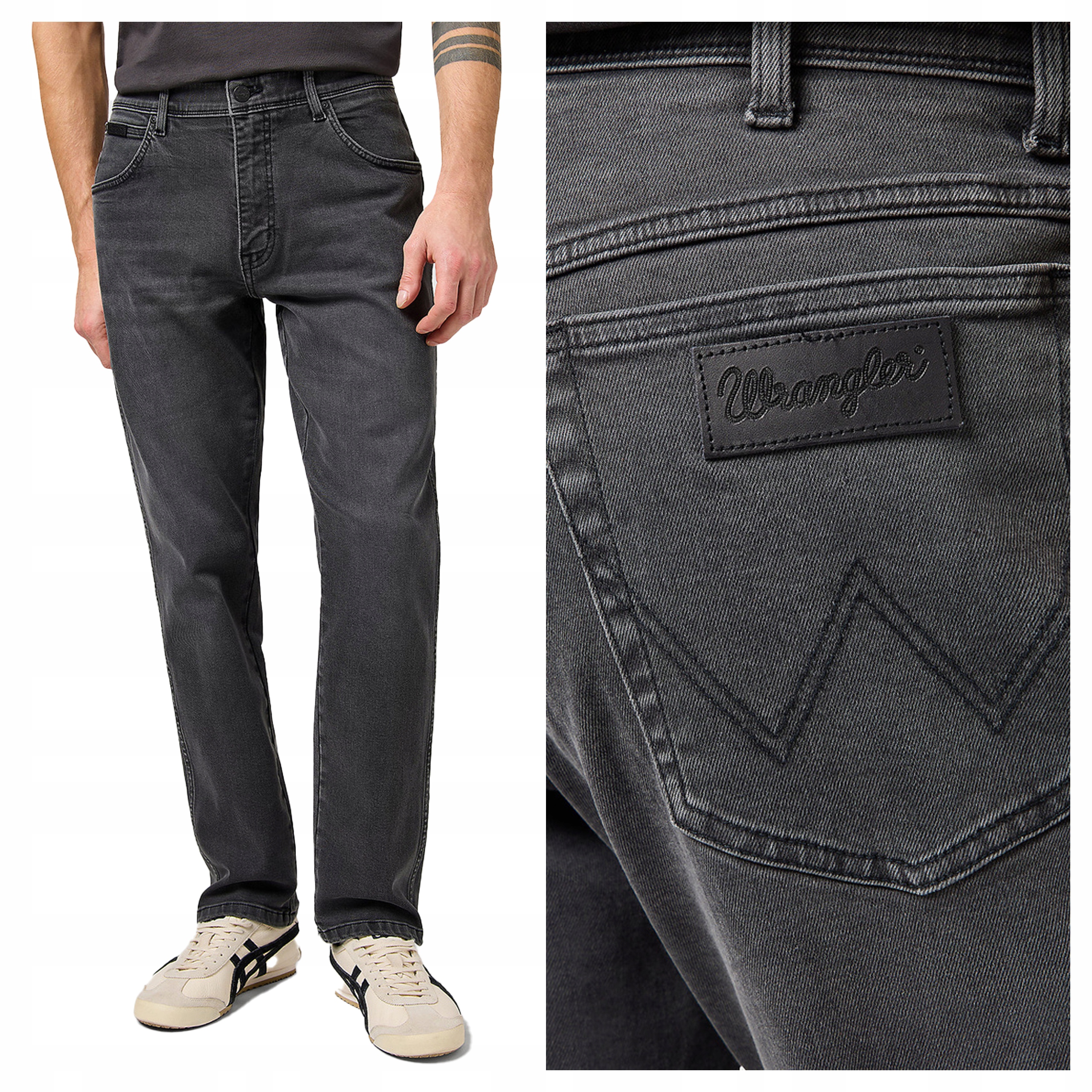 Pánské džínové kalhoty Wrangler Texas Slim modré W32 L34