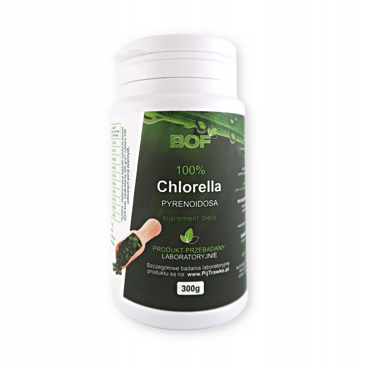 CHLORELLA PYRENOIDOSA 300 g Tabletki JAKOŚĆ BOF