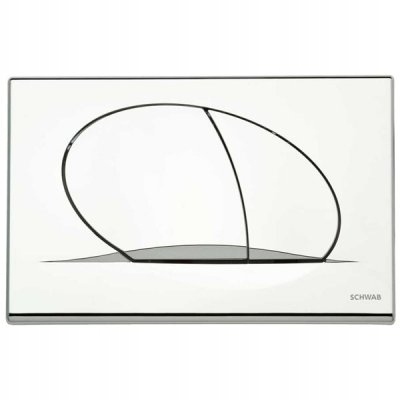 Tlačítko pro Wc Schwab 189 Ovate Duo chrom lesk 257422