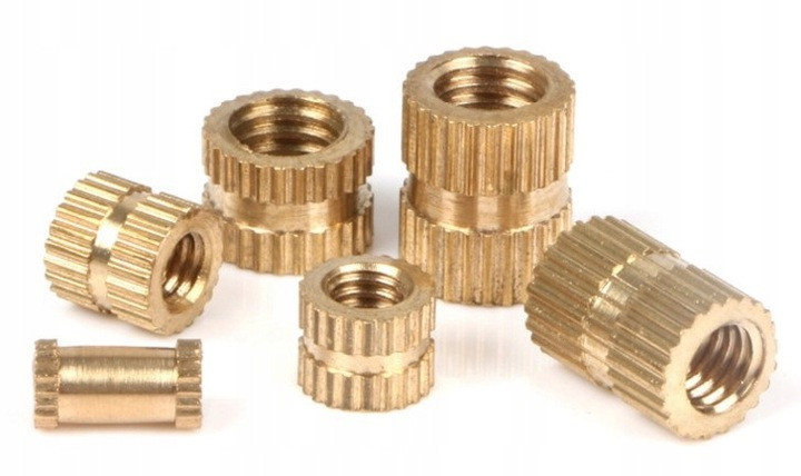 10x Wkładki gwintowane insert M4x8 nitonakrętka