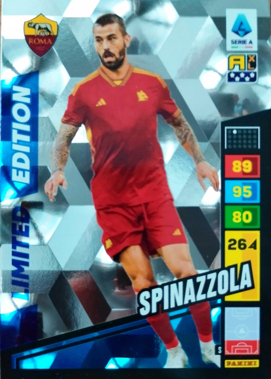 PANINI CALCIATORI LIGA WŁOSKA 2023 - 2024 LIMITED SPINAZZOLA ROMA