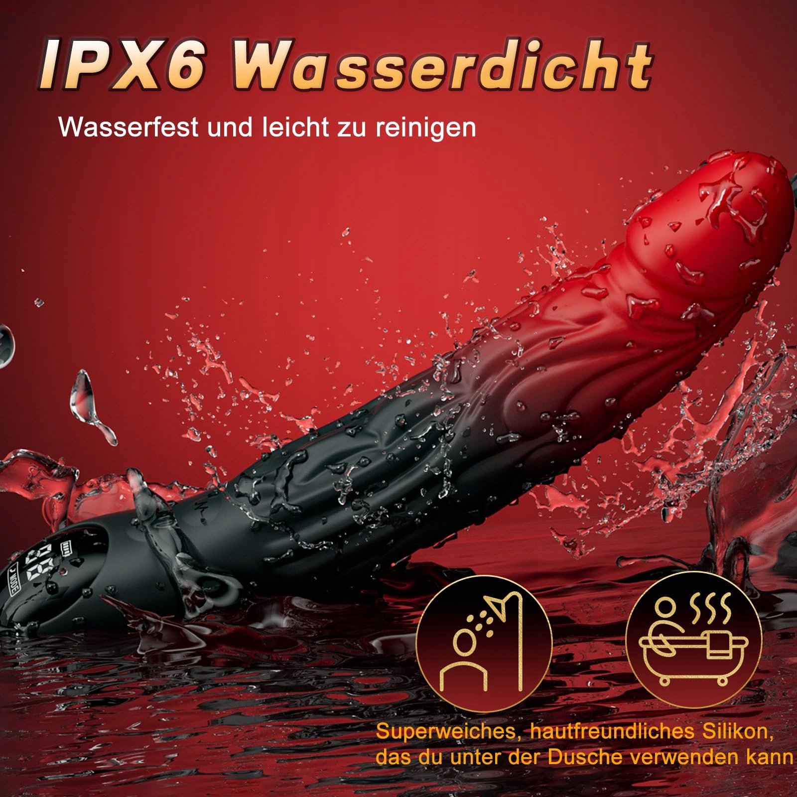 XL VIBRATOR Zestaw Wibratorów Dla Kobiet Mężczyzn Par 12 Trybów Wibracji — miniatura 7