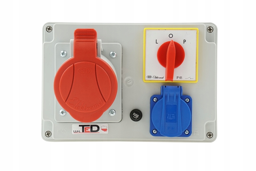 Stavební Rozvaděč 1 X 400V 32A/5P 1 X 250V 16A Vypínač L.o.p