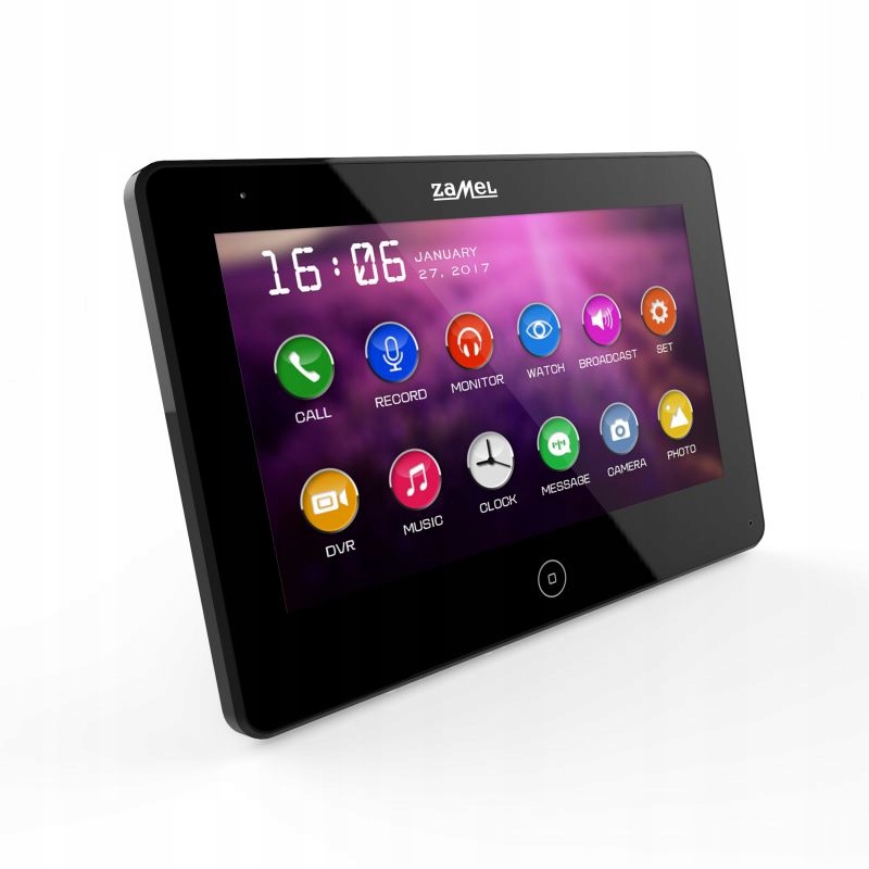 Wideodomofon 1-rodzinny zamek szyfrowy breloki VP-809B + VO-812IDSP ZAMEL Kod producenta VP-809B