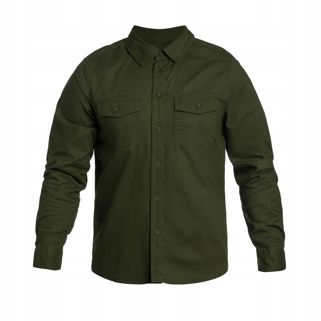 Flanelová košile s dlouhým rukávem Brandit Flannel Shirt Long Sleeve Olive XXL