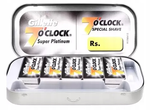 Gillette 7 o’clock Platinum żyletki box