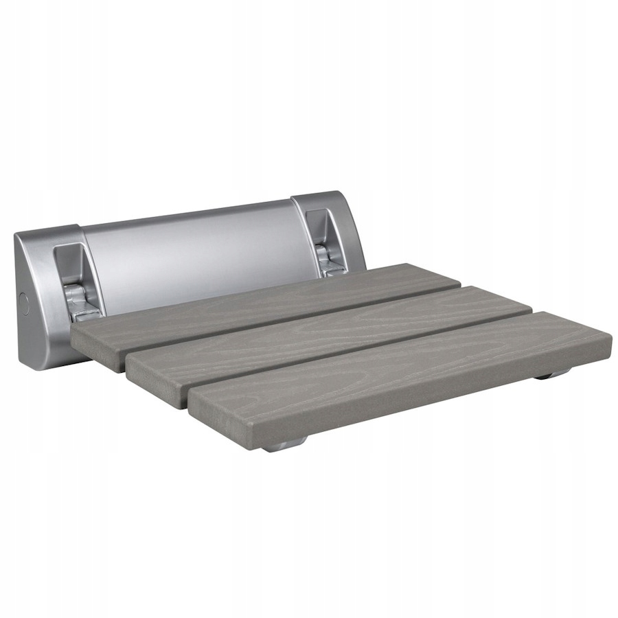 Aqualine krzesełko prysznicowe szare składane AE236GR Wpc