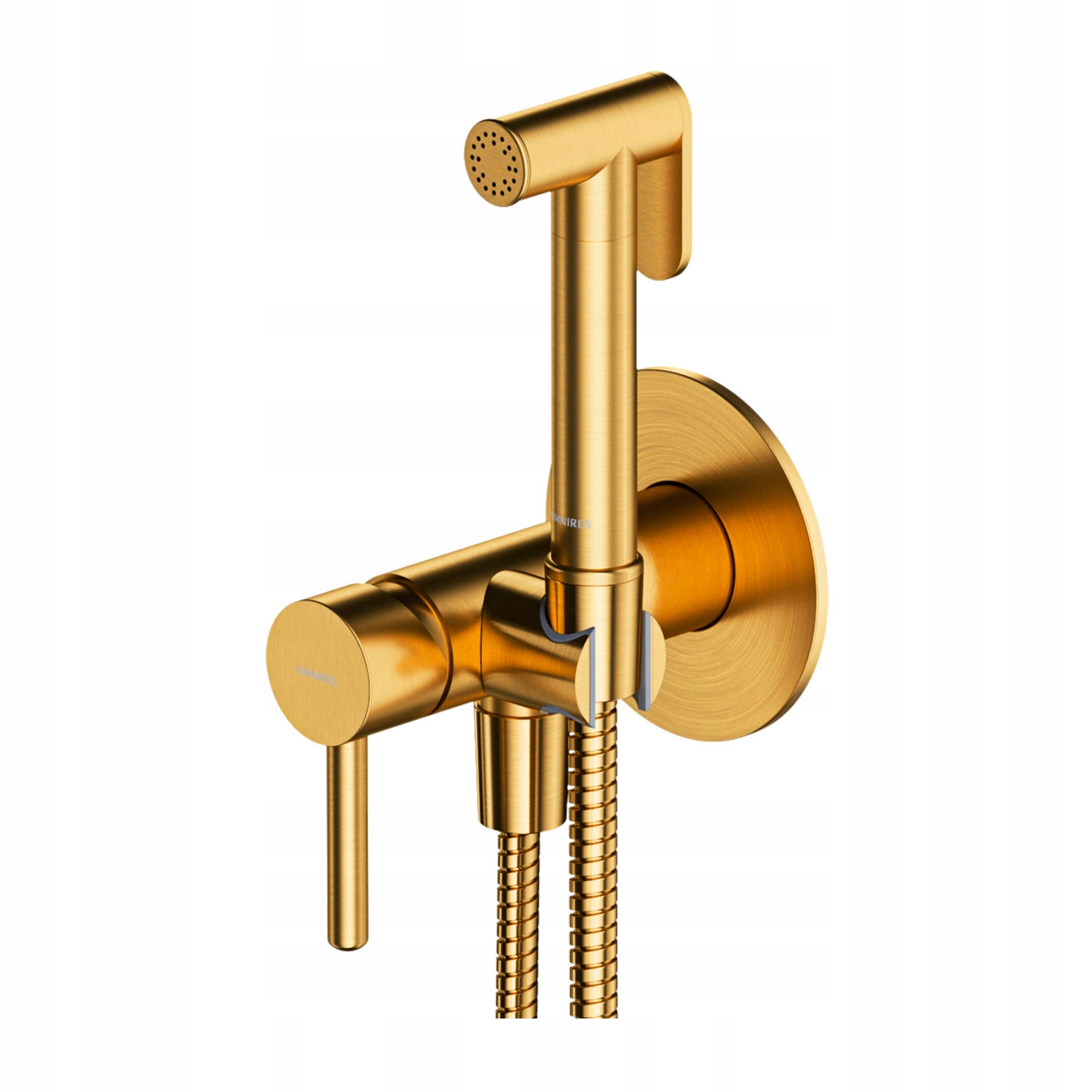 Bidetová baterie Omnires Y zlatý kartáč