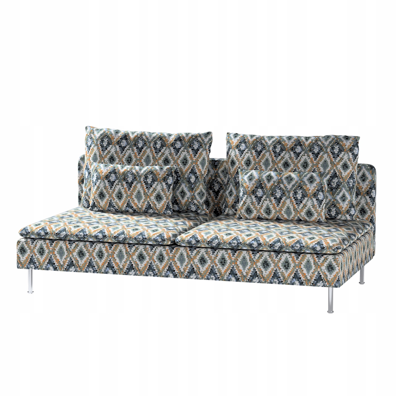 Obal na modul Söderhamn 3-místný Ikea zelený