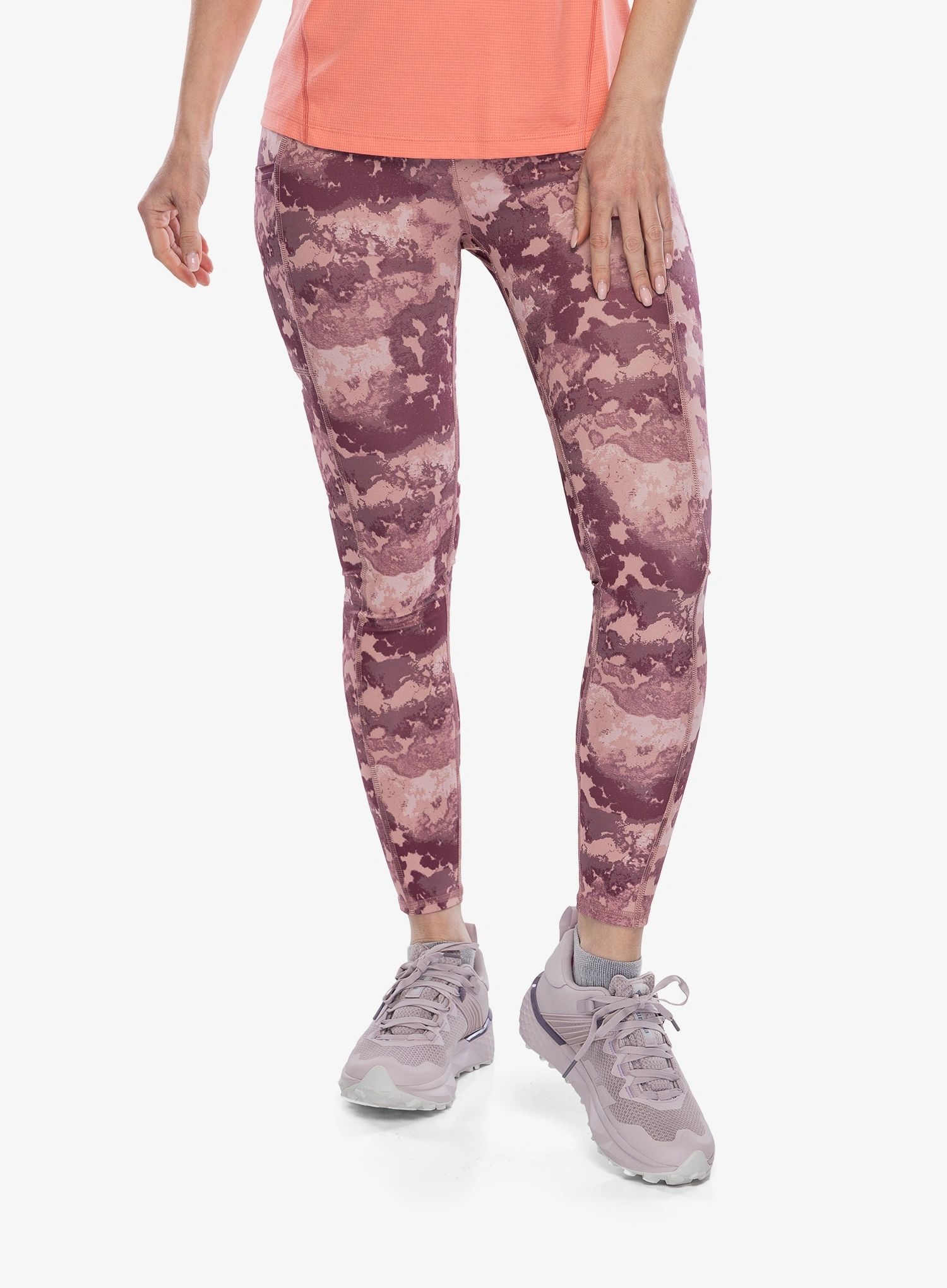 Dámské legíny Columbia Boundless Trek Legging eraser pink deco camo S