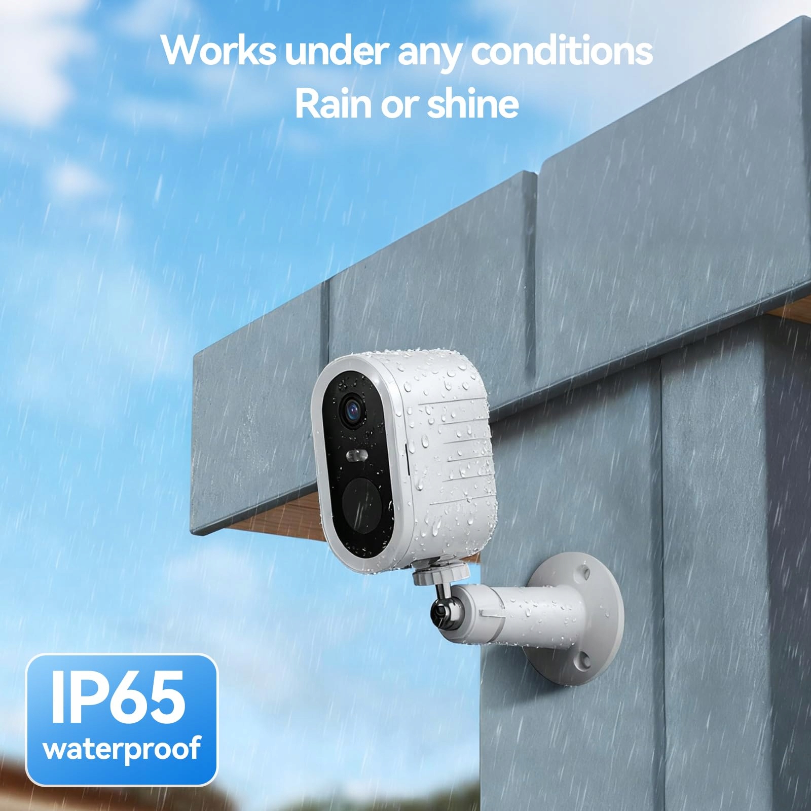SULORON Kamera Zewnętrzna WiFi 2K 4MP IP66 140° Nocna Detekcja Ruchu — miniatura 5