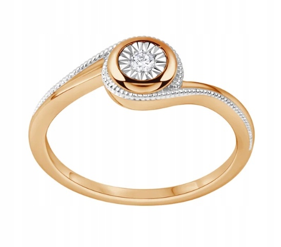 Złoty Pierścionek r13 PZ18381 Verona Jewellery