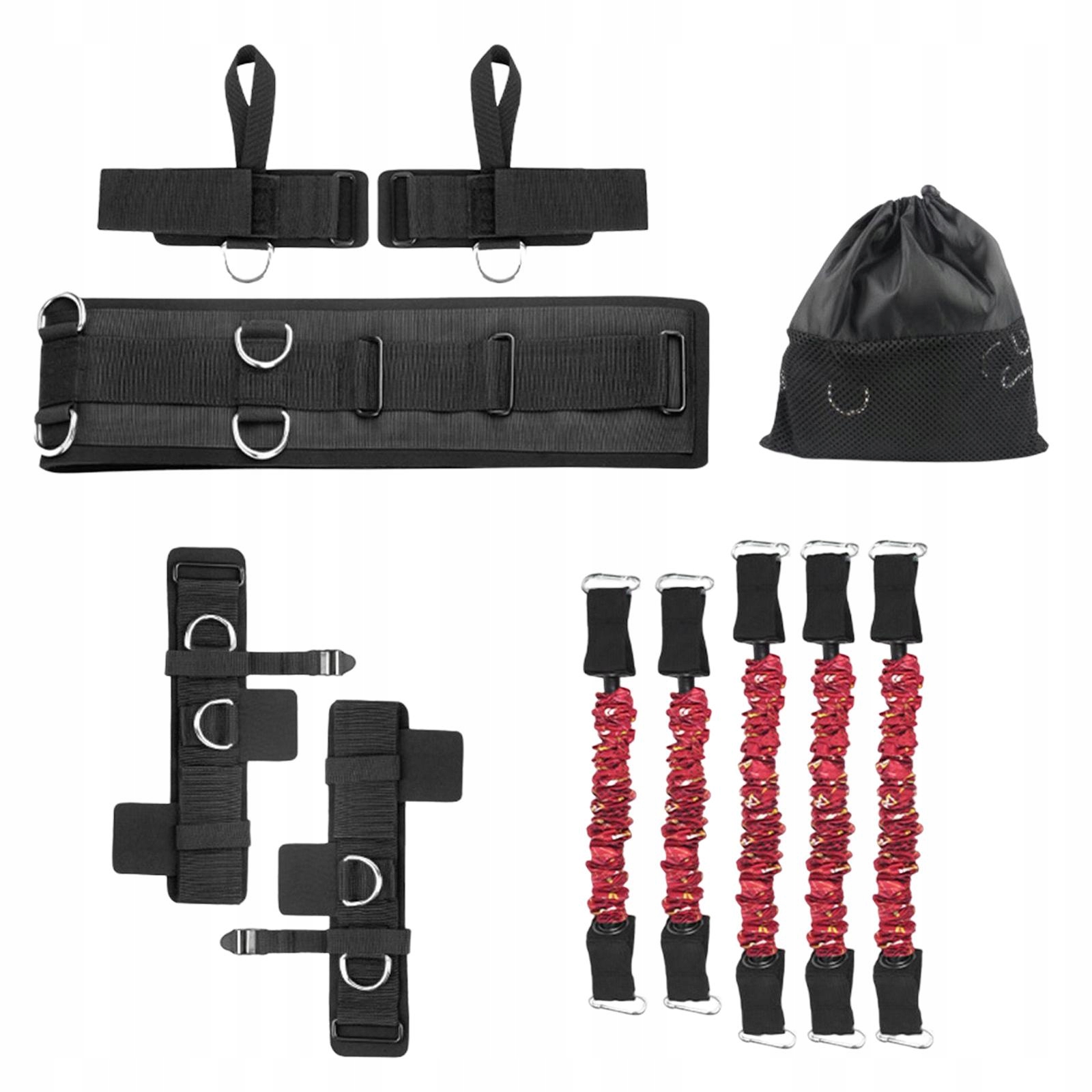 Boxing Resistance Bands Set for Boxing Taekwondo , Improving 100lbs Red