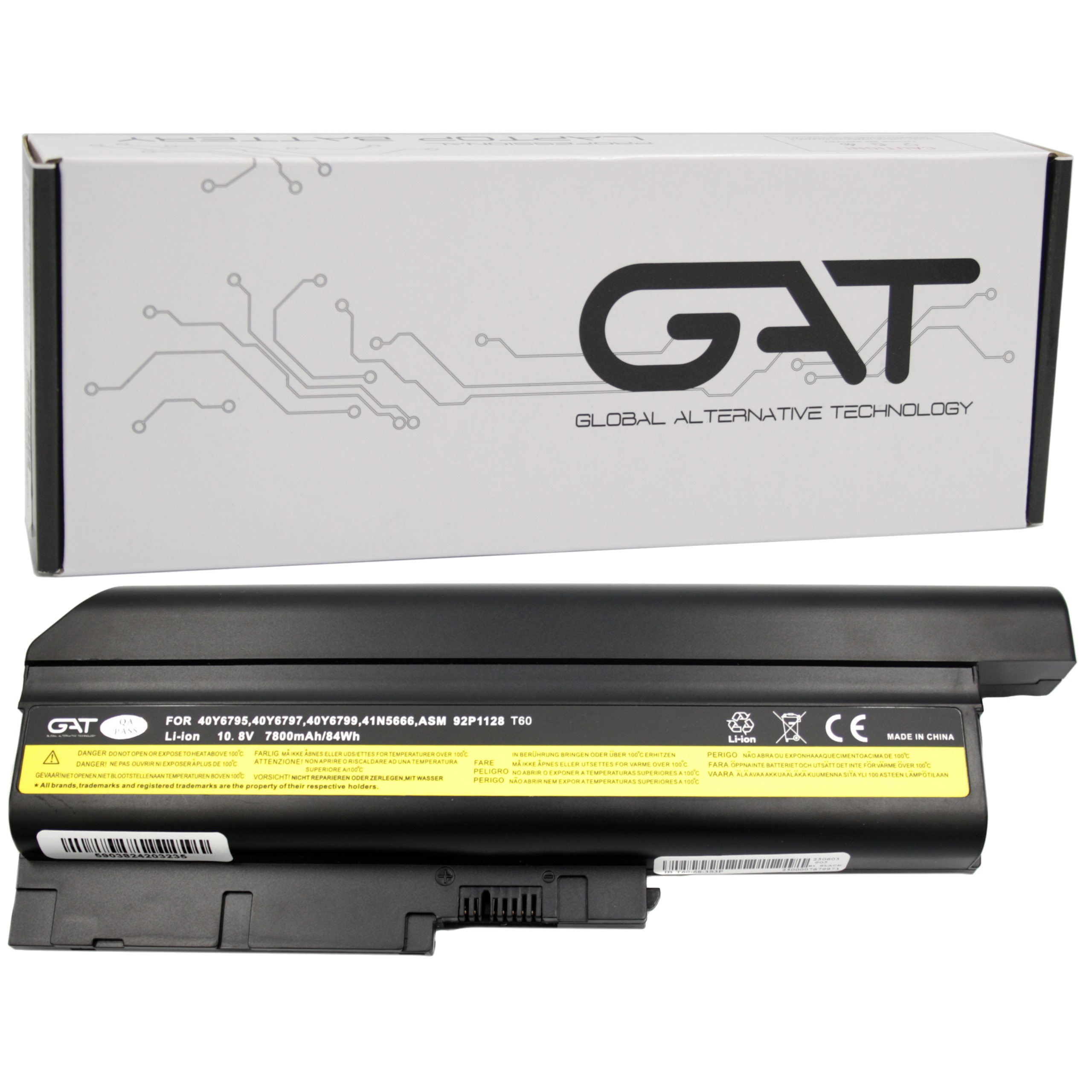 Bateria Do Ibm Lenovo T60 T61R60 R61 R61i SL400 SL500 R500 Duża Pojemność