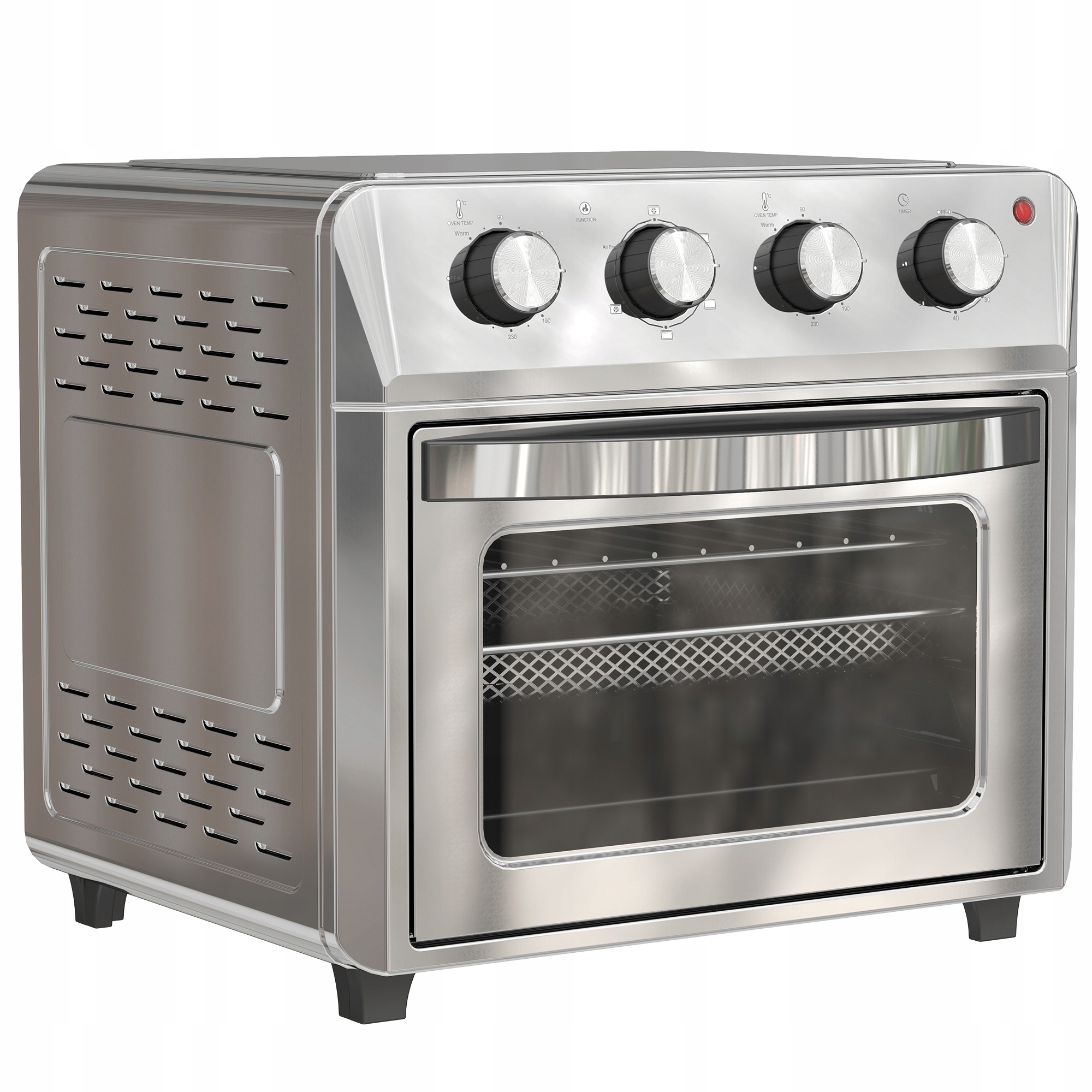 Mini trouba 24L pro rodinu s funkcí konvekce, 1600W, nerezová ocel