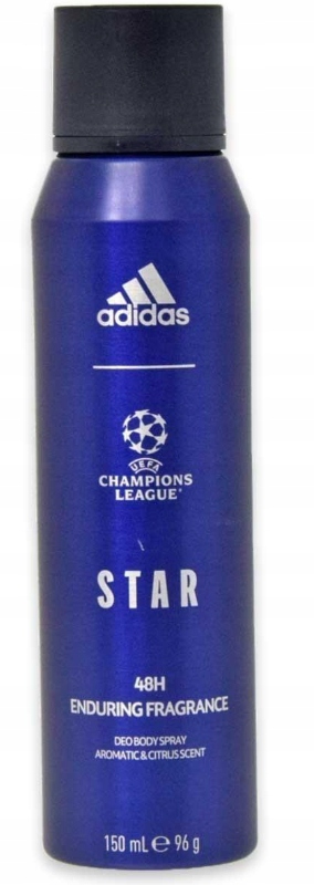 ADIDAS UEFA CHAMPIONS STAR DEO BODY SPRAY 150ml.
