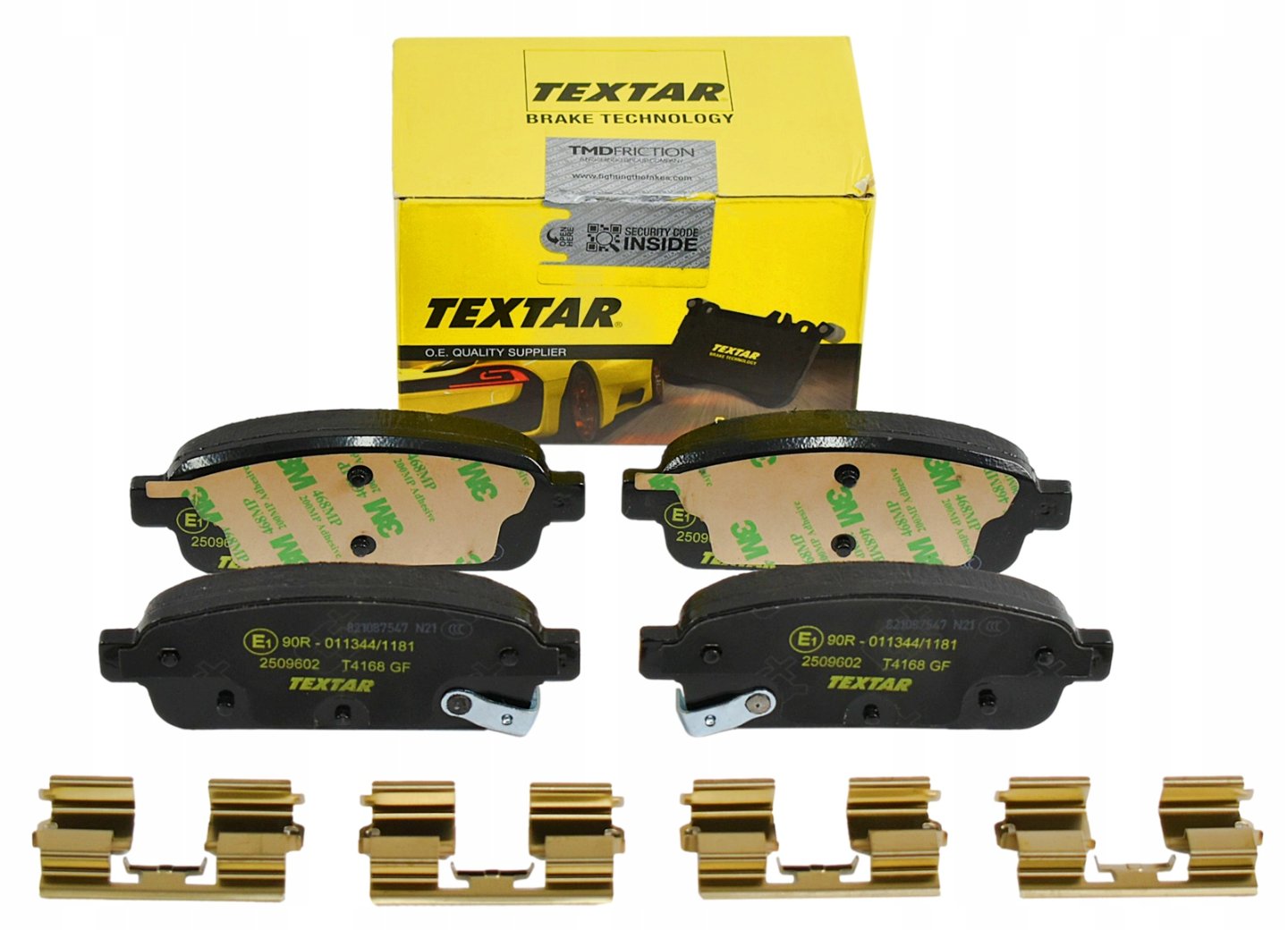 Textar 2509602 комплект тормозных колодок