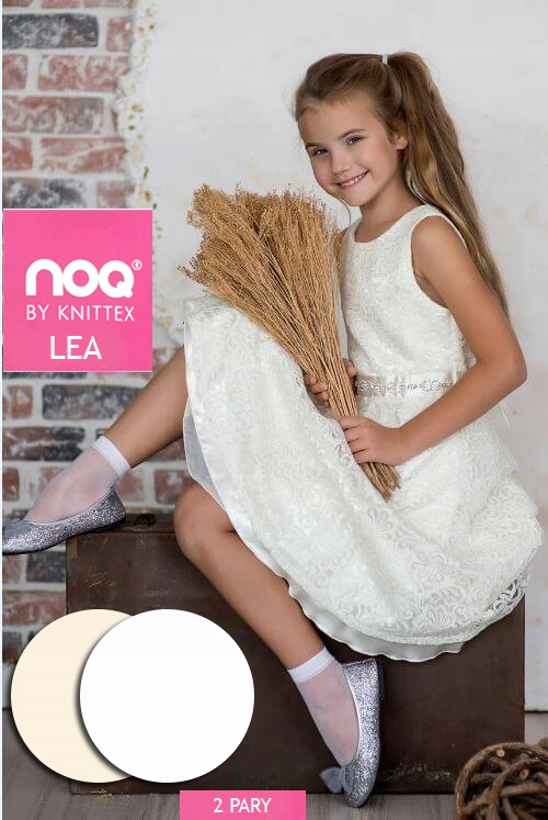 

knittex Lea skarpetki 15den białe/ekri 2 Pary# Uni