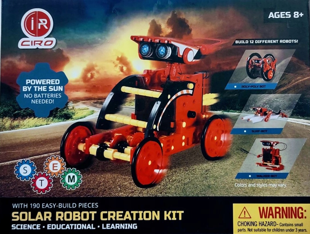 

Robot Solarny Creation Kit 12 w 1 Ciro