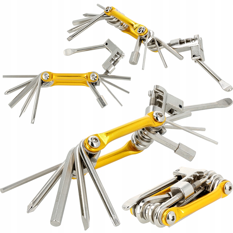 Drel Klucze Rowerowe Multitool 11w1 Do Serwisu Naprawy Roweru