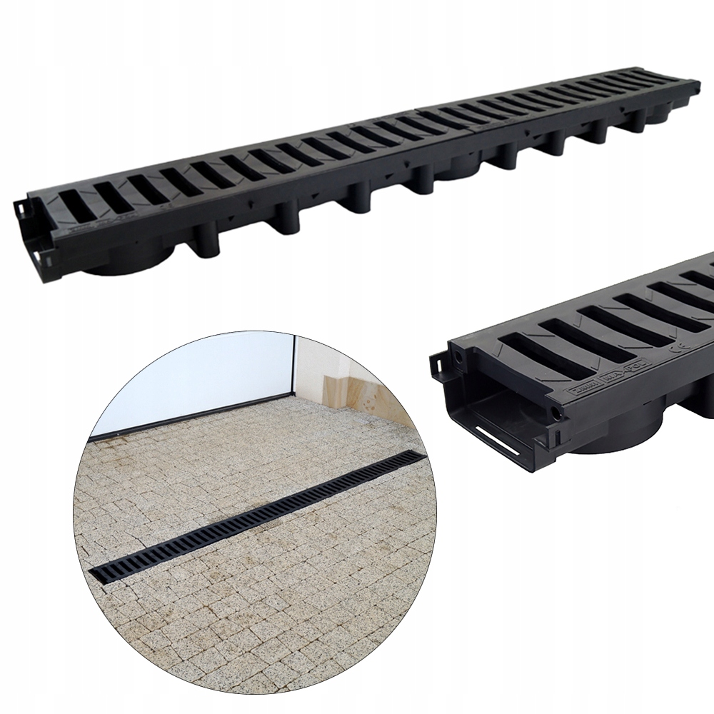 

Odwodnienie Liniowe H=63mm B125 Pvc Grafit 1 Metr