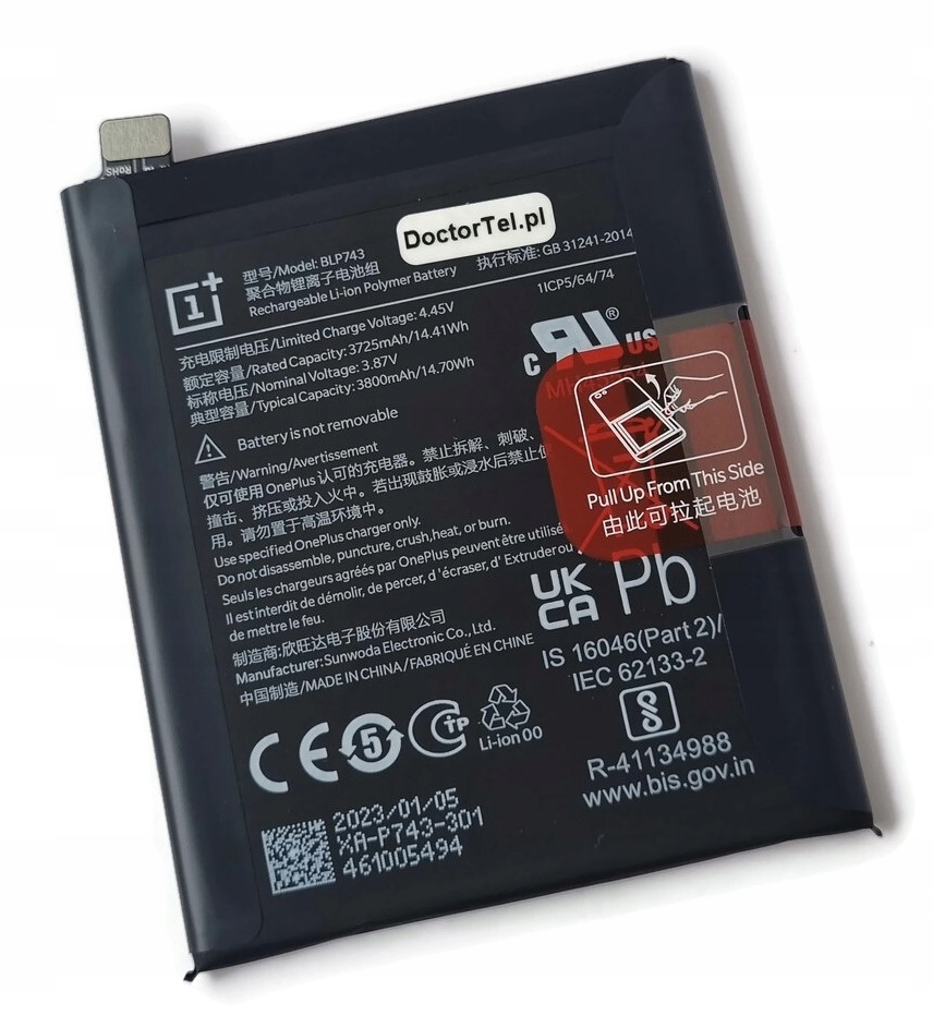 Org Nová originální akumulátor pro OnePlus 7T