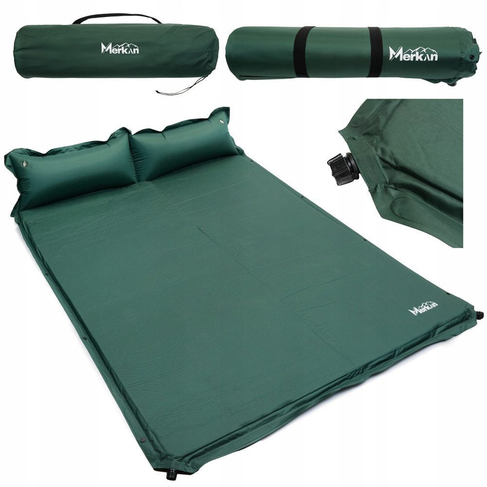 Samonafukovací dvoumístná Matrace turistická kempingová podložka s potahem