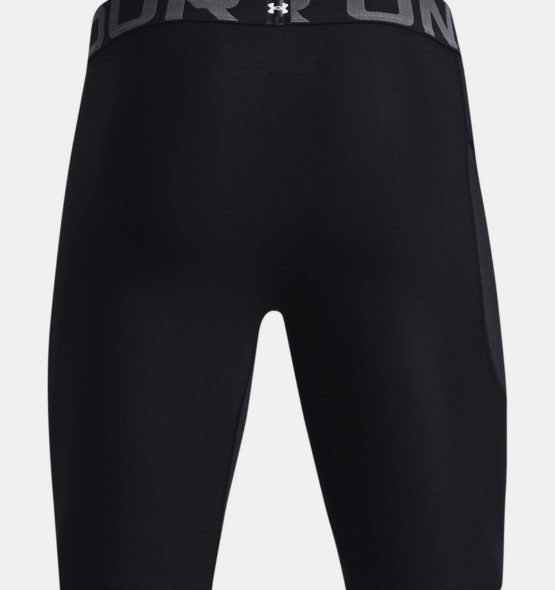 UNDER ARMOUR SZORTY HeatGear COMPRESSION LONG POCKET BLACK L Materiał dominujący Poliester