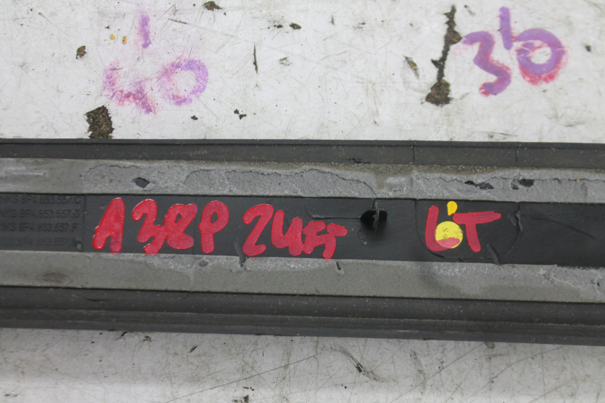 moulding cap threshold S-LINE KOMPLET AUDI A3 8P 5-D LIFT 08-13