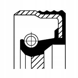 Uszczelniacze wału korbowego CORTECO 19037207B Producent części Corteco