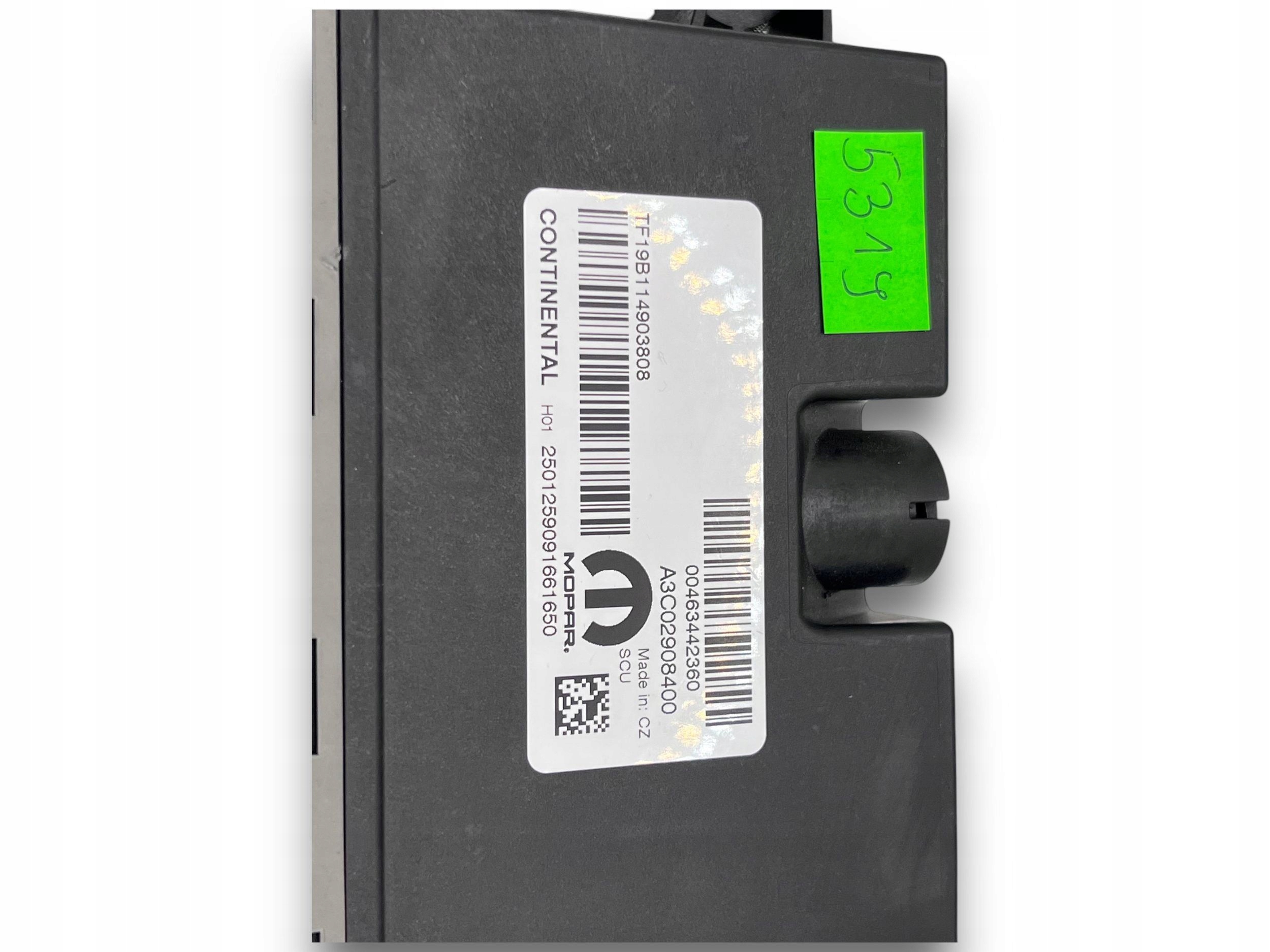 ALFA ROMEO STELVIO SENSOR modulo airbag 463442360, A3C02908400 $J