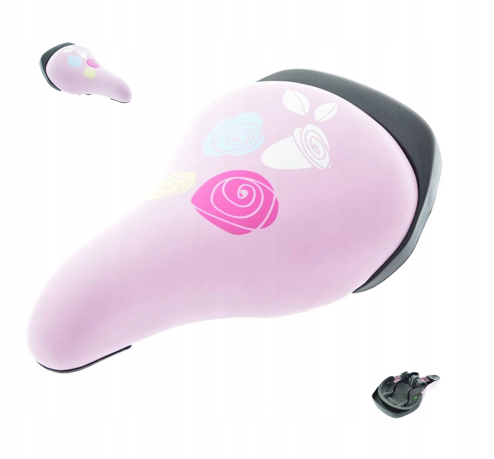 SIODŁO ROWEROWE DZIECIĘCE RÓŻOWE SM-303