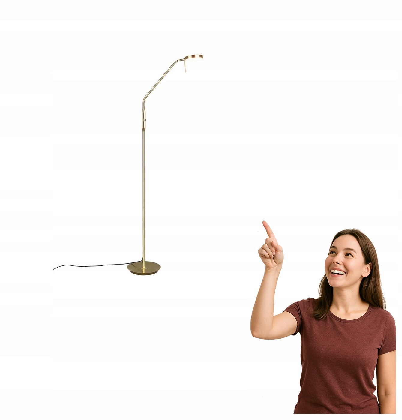Led stojaca lampa Monza Trio